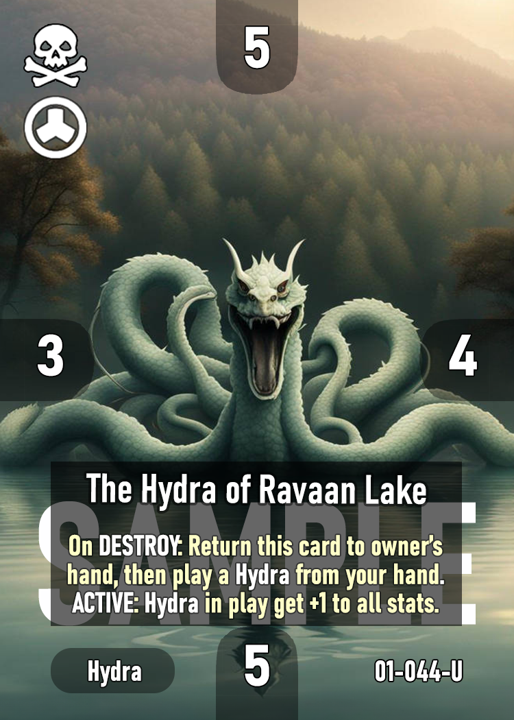 	LOYALTY TCG 	The Hydra of Ravaan Lake	